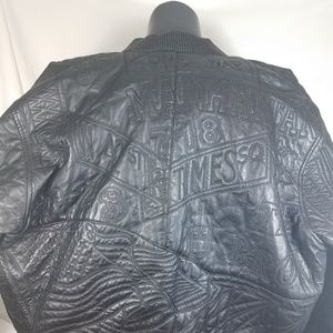 New York OG leather stitch Jacket